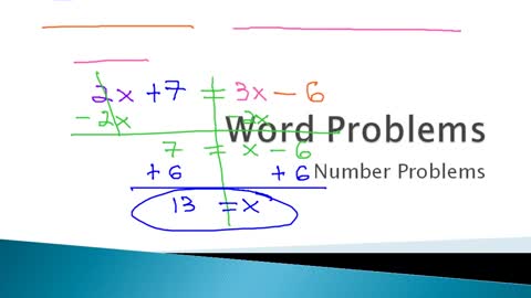 Word Problems - Number Problems