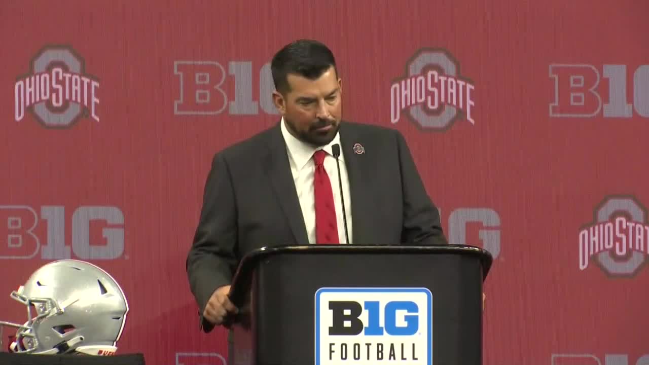 FULL: OSU head coach Ryan Day speaks at Big Ten media days