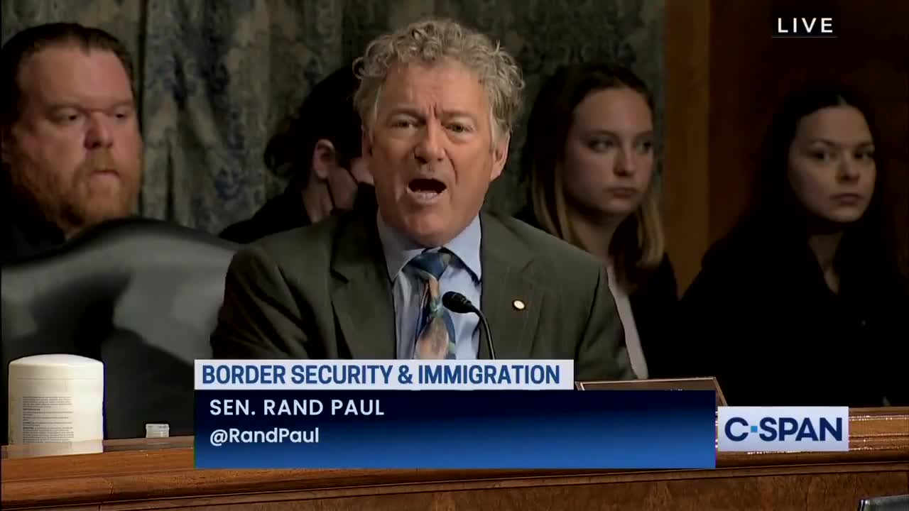 "I Want You to Have Nothing to Do With Speech" - Rand Paul Blasts and Condemns the Ministry of Truth