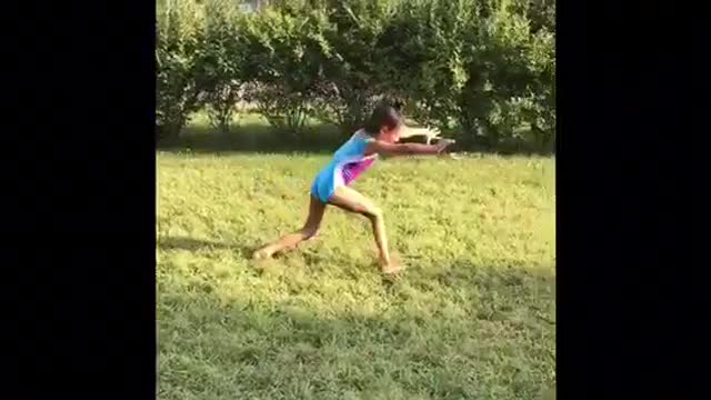 Amazing 6 Year Girl Skills, Must watch,one hand flip,Wow Gymnastic Skills kid,MUST WATCH