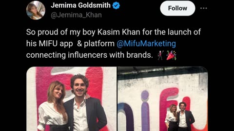 Imran Khan son launch mifu marketing app