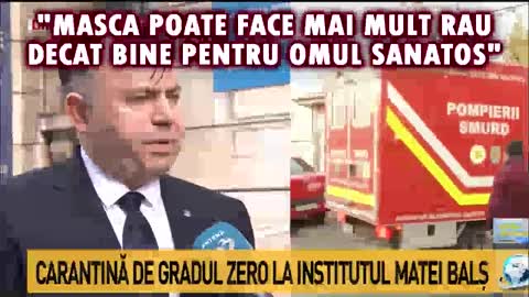 Tataru: "Masca purtata de omul sanatos poate face mai mult rau decat bine"