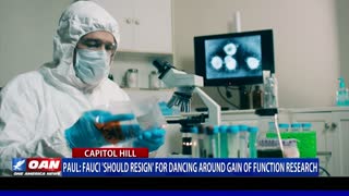 Sen. Paul: Fauci ‘should resign’ for dancing around gain of function research