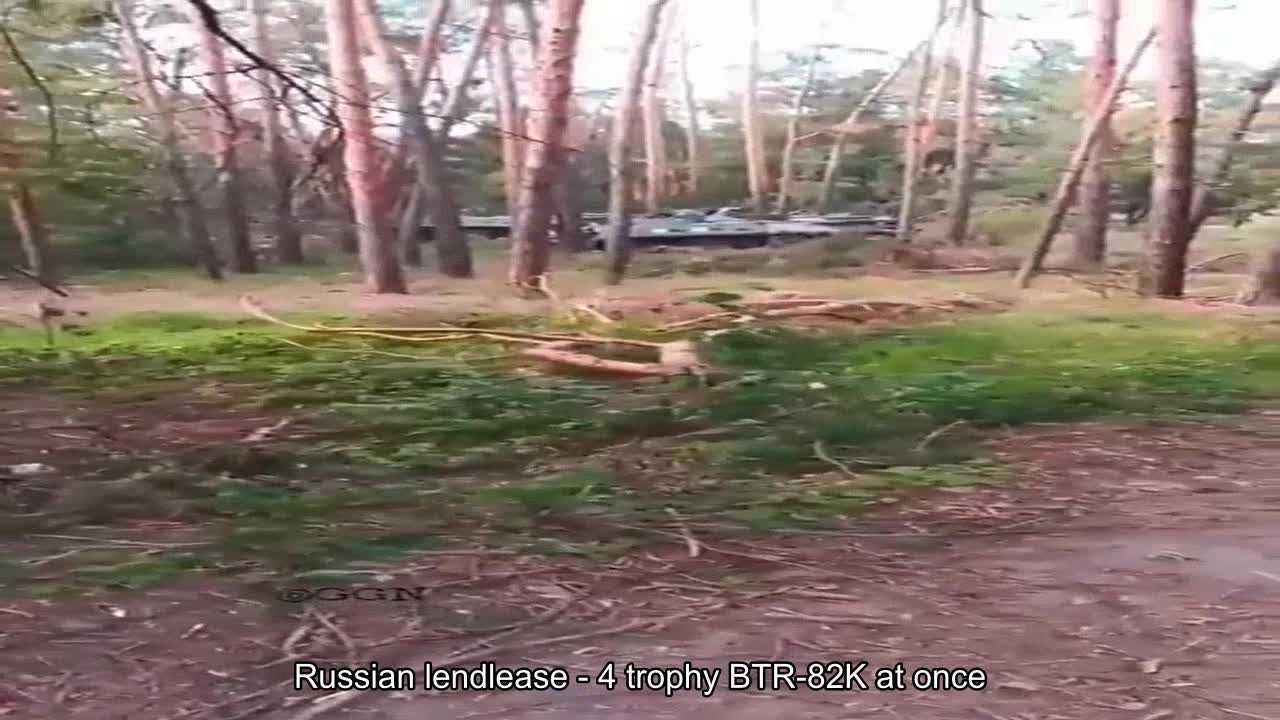 ️Russian lendlease - 4 trophy BTR-82K at once