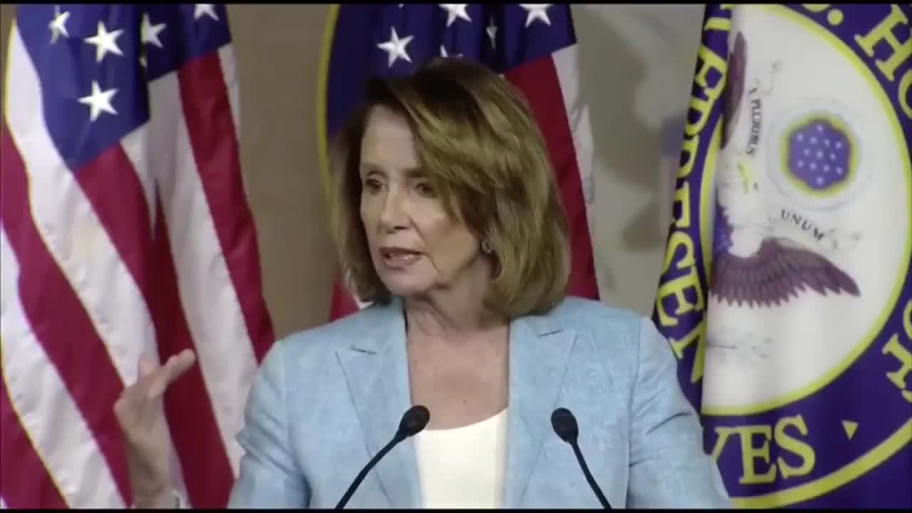 Watch - Pelosi Melt Down When Confronted on Democrat Rhetoric Before Scalise Shooting