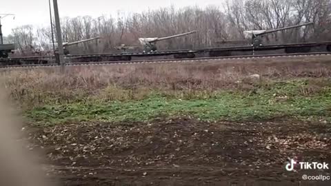 Artillery unit with 152mm 2A65 "Msta-B" guns Lipetsk region 11/27/21