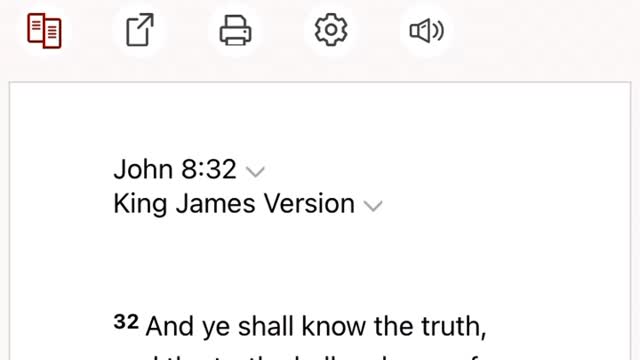 Ye shall know the truth and the truth shall set you free.Part 2