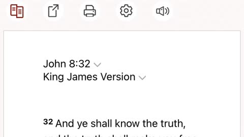 Ye shall know the truth and the truth shall set you free.Part 2