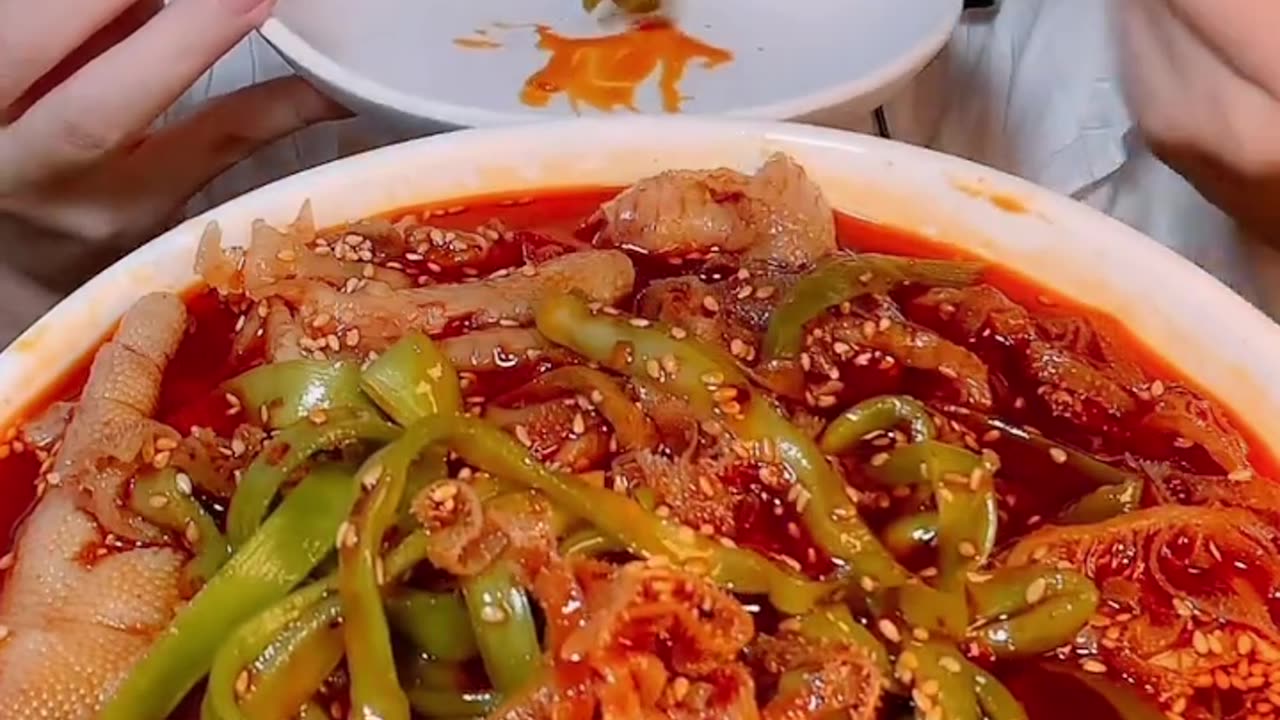 mukbang eat super spicy food 🌶️🌶️🔥🔥