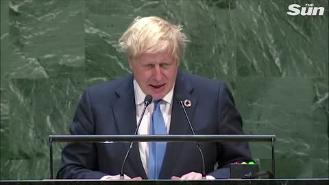 Boris The Clown Johnson's speech at The United Nations.
