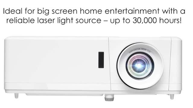 Optoma HZ39HDR Laser Home Theater Projector with HDR | ziaqamer