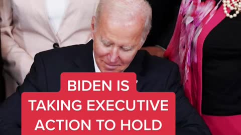 Biden signed the agreement