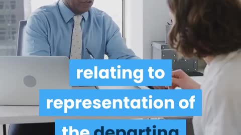 REMAINING FIRM OF DEPARTING ASSOCIATE