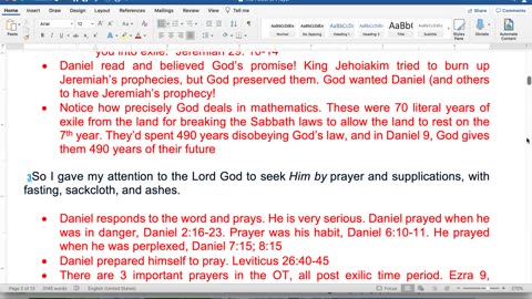 Daniel's Powerful Prayer