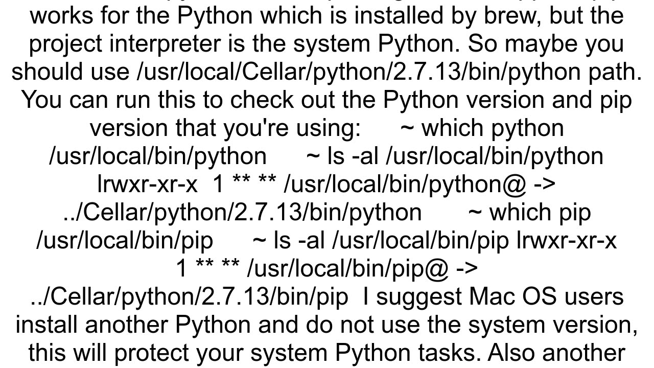 Intellij not finding Python modules installed via pip