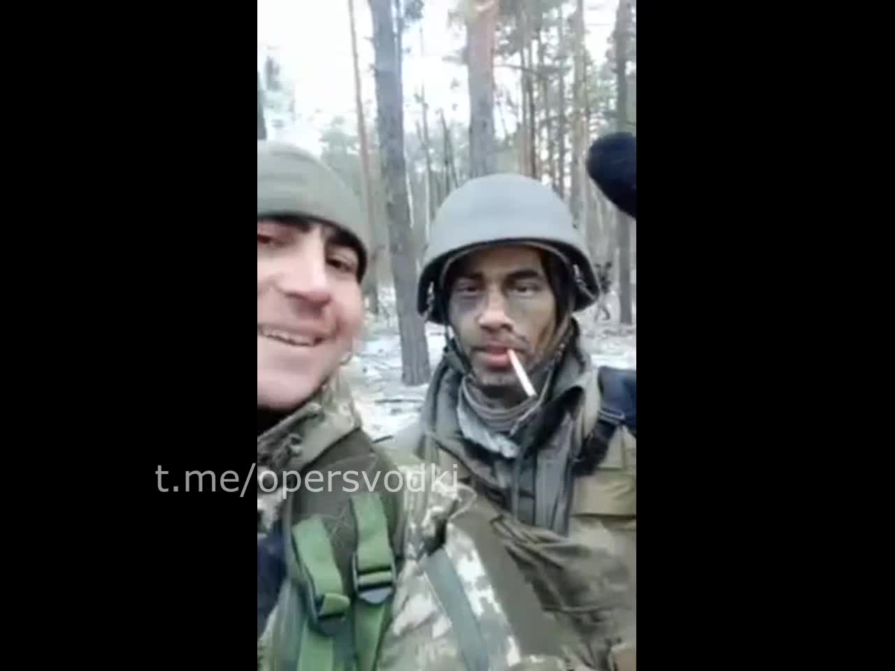 Foreign mercenaries in Ukraine repeat Nazi shouts and insult President Putin