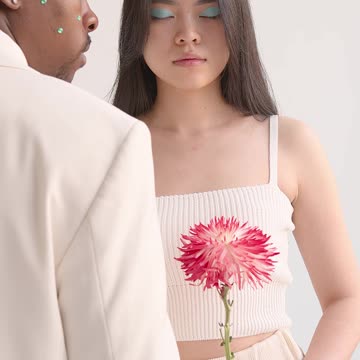 Beautiful sweet cute woman