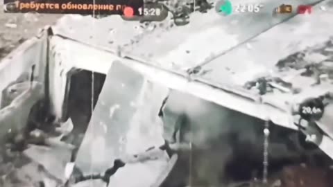 Short Fragment of a Battle for a Building in Toretsk