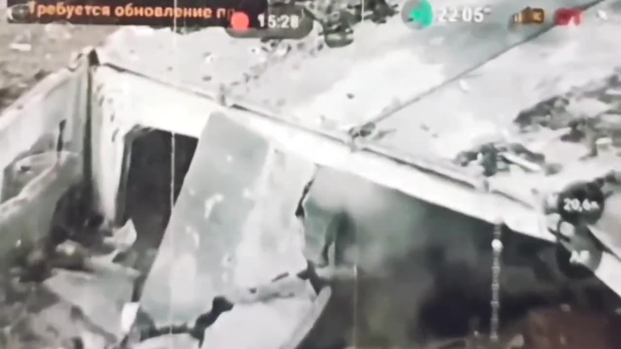 Short Fragment of a Battle for a Building in Toretsk