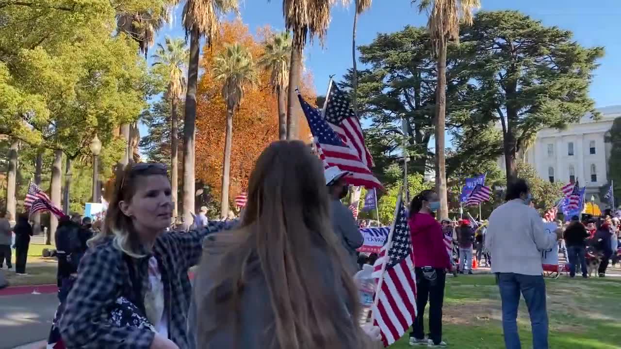 StopTheSteal _ California State Capitol Protest Sacramento, CA Week 4 November 28, 2020 IMG 2793