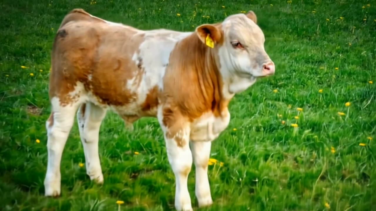 Dancing cow | dancing cow video | cow mooing song