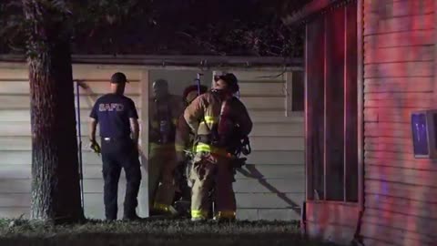 Homeowner alerted by neighbor that garage was on fire, preventing spread of flam