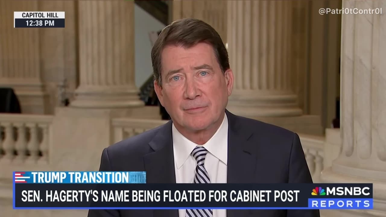 HAGERTY RED PILLS MSNBC ON DOJ & TRUMPS CABINET PICKS