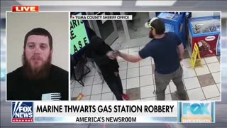 Marine Who Took Down Armed Robber in Seconds Speaks Out