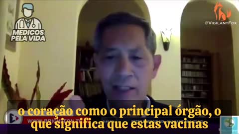 Patologistas Alemães - o que foi encontrado em 90% dos vacinados.
