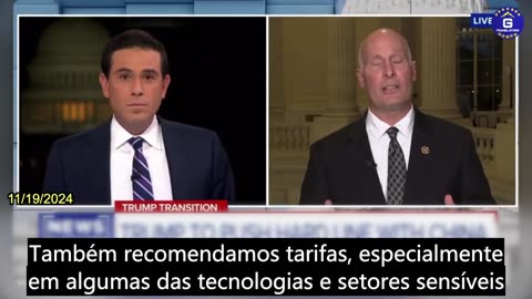 【PT】John Moolenaar: Planejamos revogar o status permanente de relacionamento comercial normal...