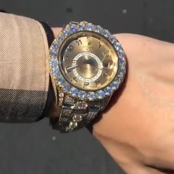 Rolex with diamonds