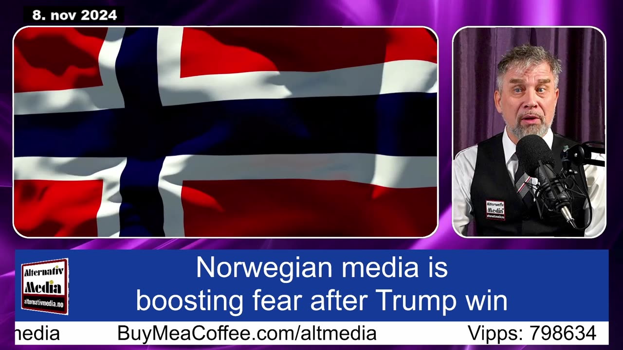 Norwegian media is boosting fear after Trump win.