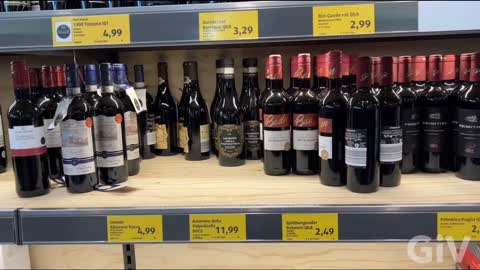 Alcohol prices Canada versus Germany