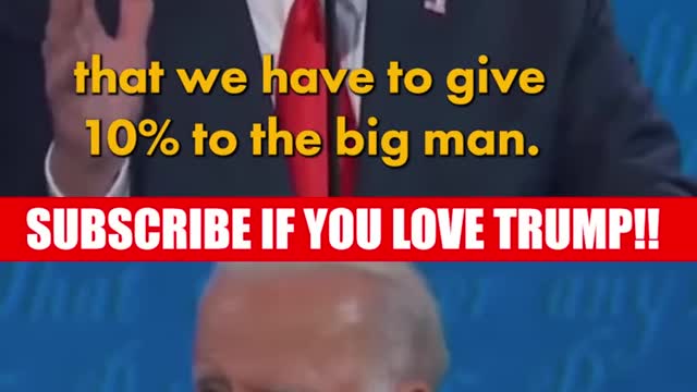 USA! Trump: You're The Big Man Joe