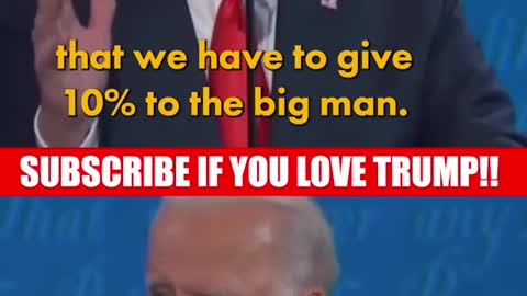 USA! Trump: You're The Big Man Joe