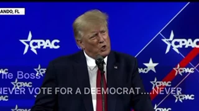 President Donald J Trump Live Speech CPAC 2022 Part 1