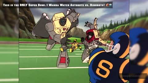 Autobots Vs. Dinobots Super bowl