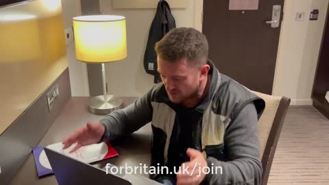 Tommy On Signing Up for, For Britain Movement.