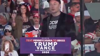 Elon Musk's full speech at Trump's rally in Butler, Pennsylvania