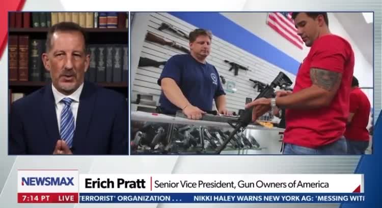 GOA'S ERICH PRATT REACTS TO PRESIDENT BIDEN'S COMMENT THAT HE'LL BAN ASSAULT WEAPONS