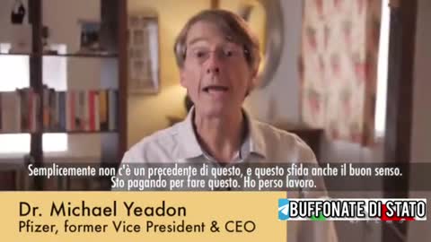 Michael Yeadon (ex vice presidente della Pfizer), spiega qualcosa d'interessante