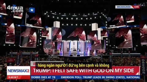 TT Trump phát biểu nhận để cử của Đảng CH tại đại hội RNC 2024