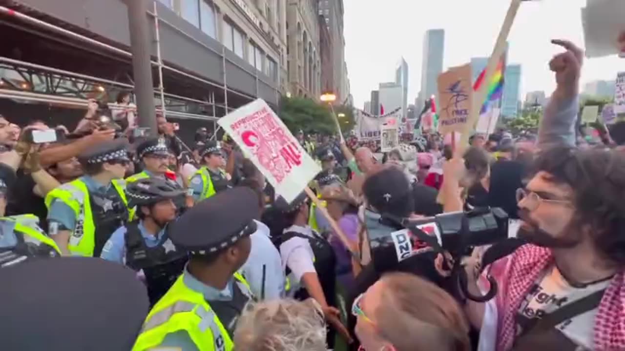 DNC Pre Game Warmup: Radicals Are Already Chanting Threats