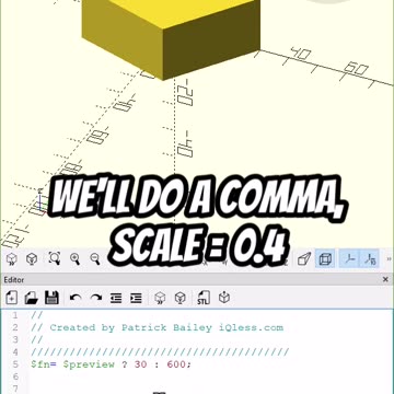OpenScad: Linear Extrude and Scale