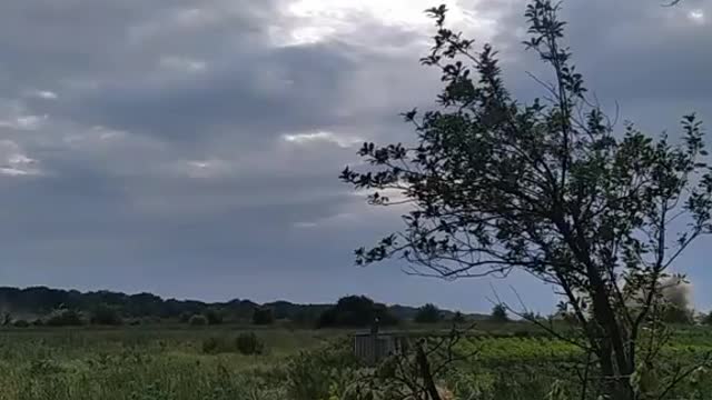 Ukraine War - Shelling of positions of the Armed Forces of Ukraine near Privolye