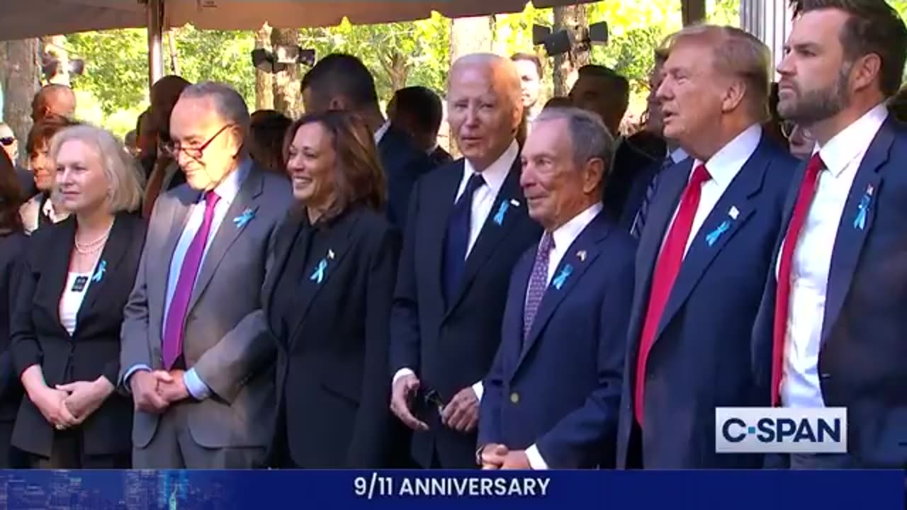 🚨New Yorkers beg for Trump back in front of Biden & Harris at the 9/11 ceremony