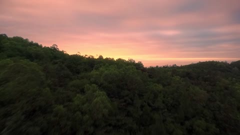 islands ocean sunrise landscape