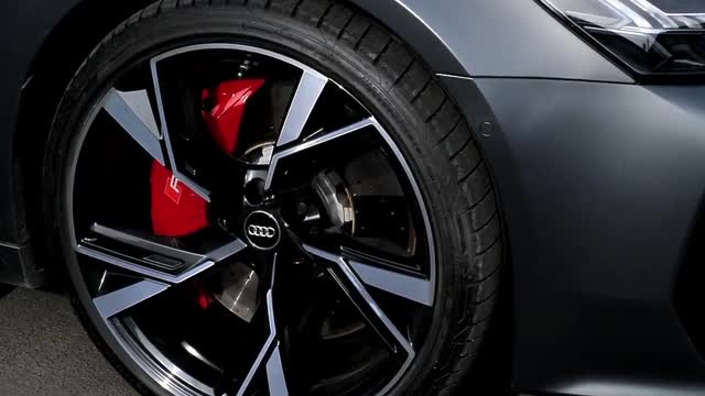 2021 Audi RS6 Matte Sky Cloud Gray