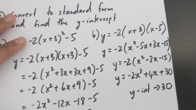 Grade 11 Functions - Properties of Quadratic Functions (Lesson 3.1)