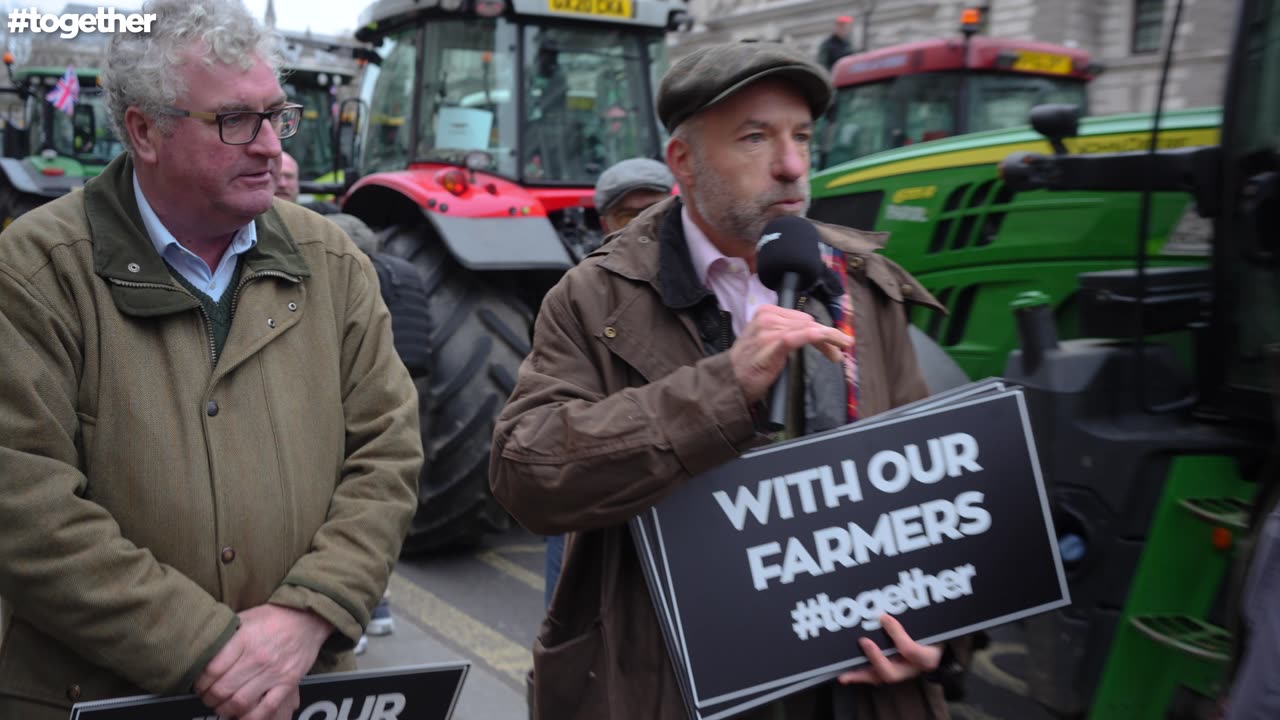 FARMER PROTEST: "For us to produce food we're losing money"